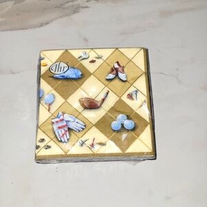 Vintage Golf Napkins